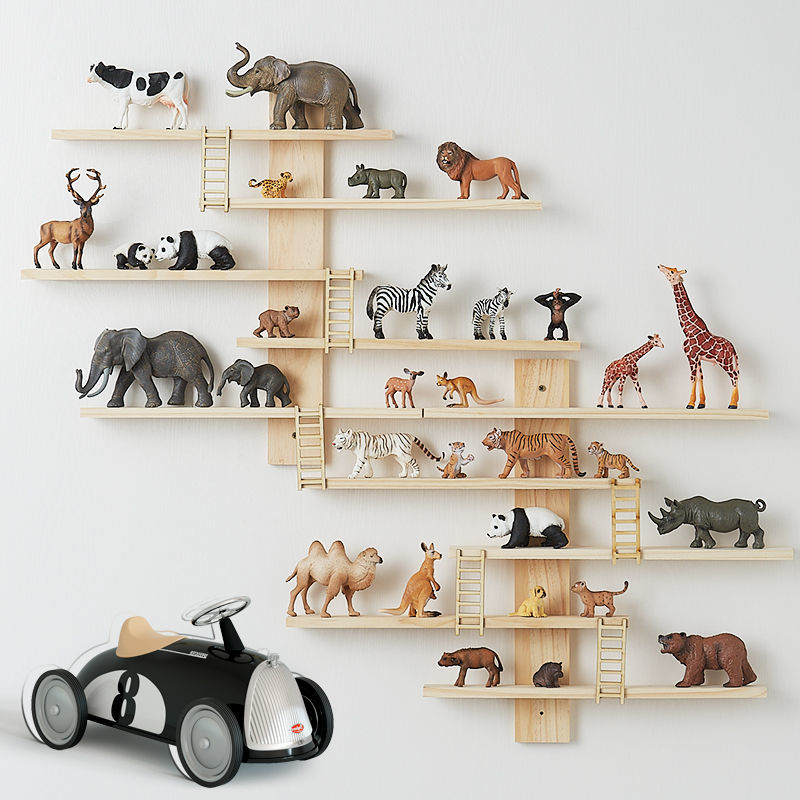 Children'S Room Animal Model D - Pop Display Shelf 评论和价格