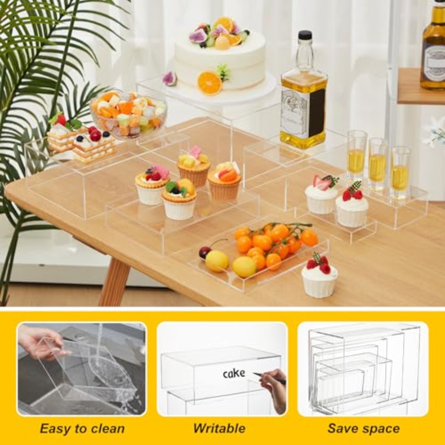 Catering dessert table risers  - Display Risers Set 评论和价格