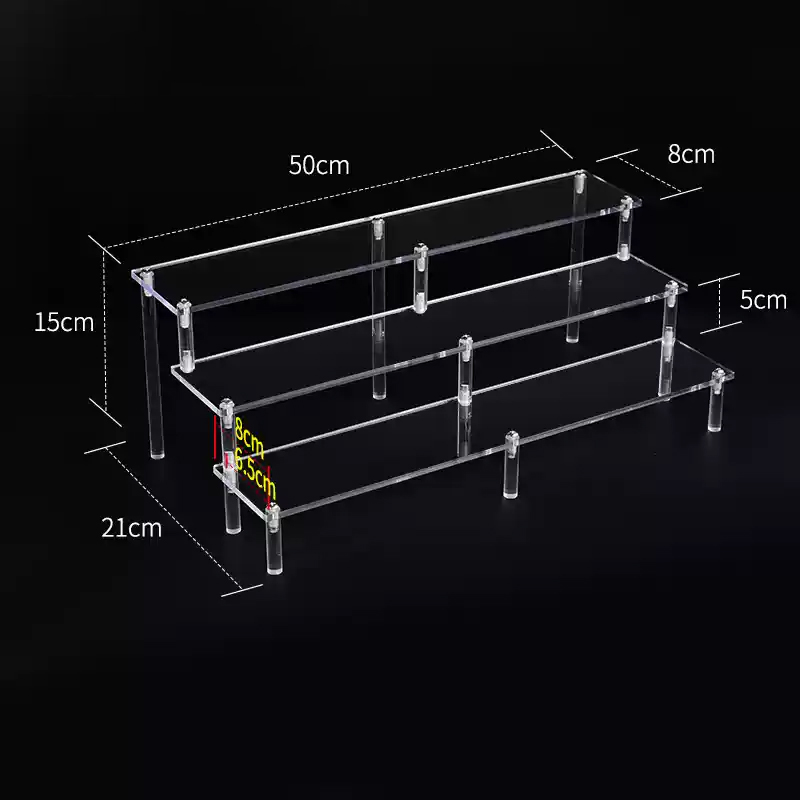 Acrylic Riser Display Shelf,3  - Pop Display Shelf 评论和价格